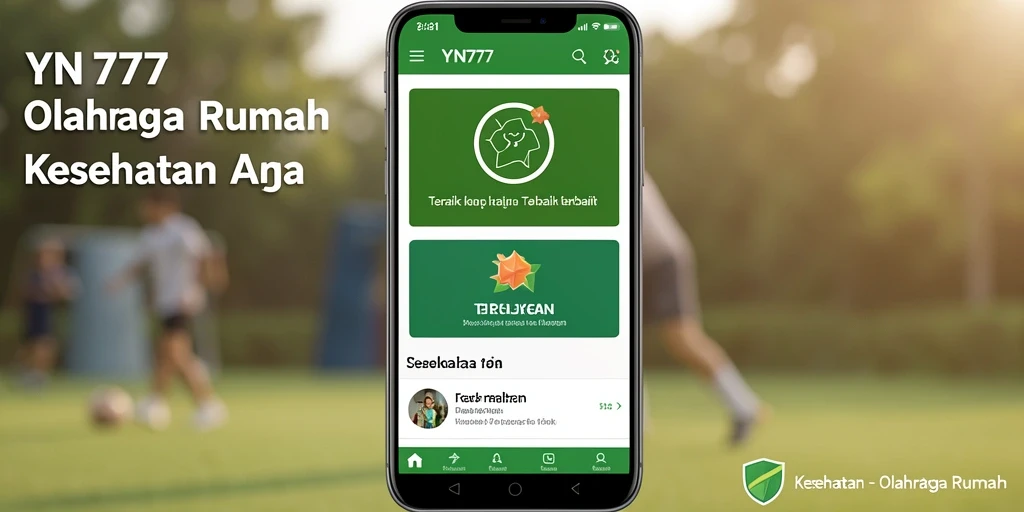 Antarmuka pengguna YN777 yang simpel dan fungsional untuk olahraga rumah.